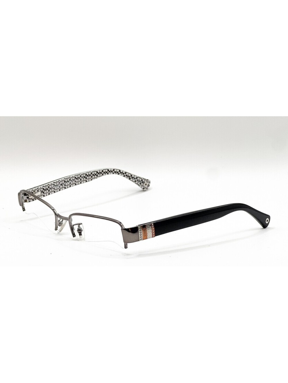 Coach Hc 5027B 9081 Dark Silver/Black Authentic Eyeglass Frames 52-17